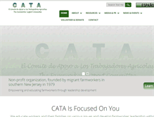 Tablet Screenshot of cata-farmworkers.org